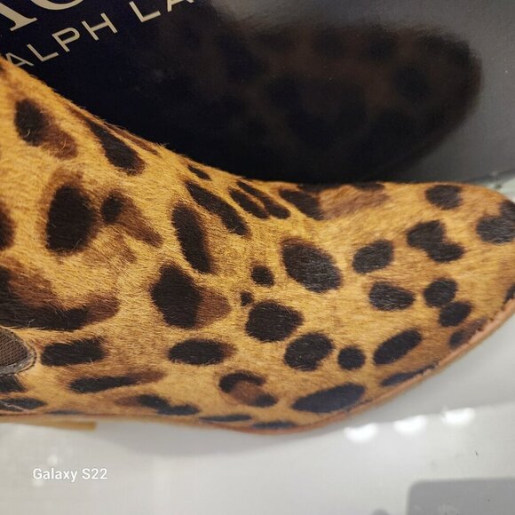 Ralph Lauren " Marianna" Leopard Chelsea boots. NIB. Size: various - Picture 2 of 13